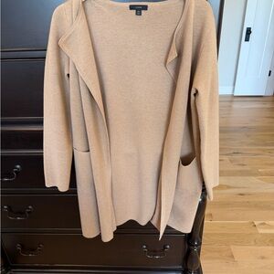 J. Crew Women's Open-Front Tan Camel Cardigan